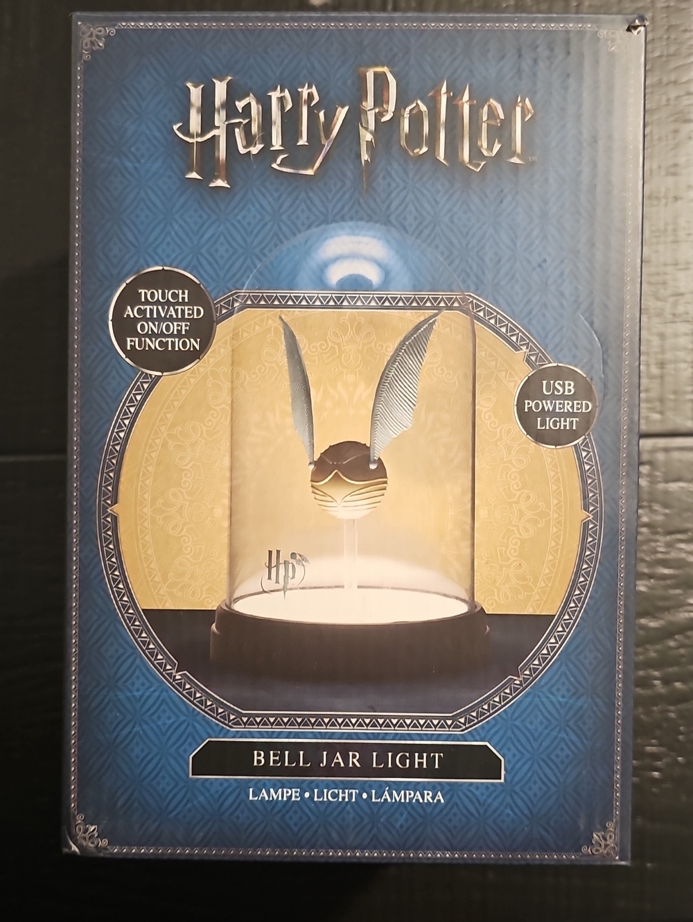 Warner Bros. Gold and Black Floating Snitch Display Light